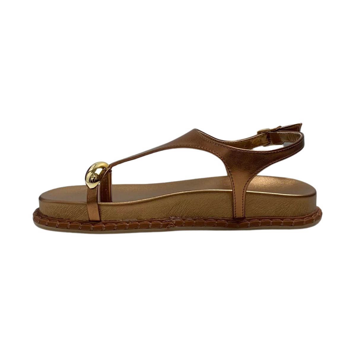 Sandália Via Marte Feminina 315001 Marrom Bronze 3