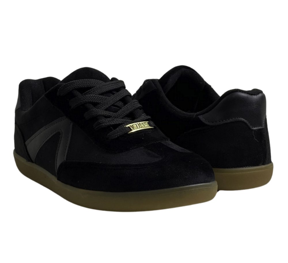 VIZZANO TENIS FEM Preto Camurca 5