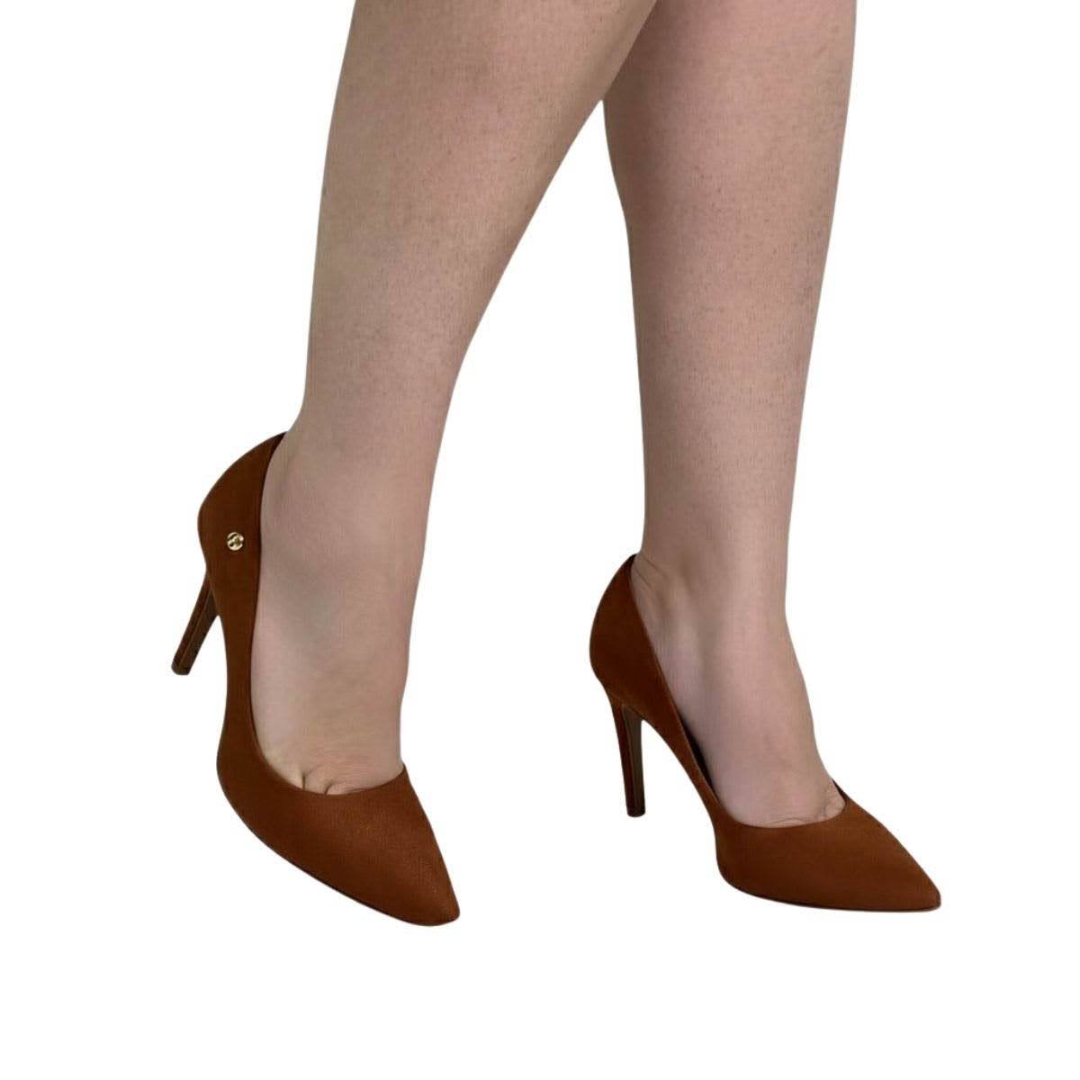 Scarpin Bebecê Feminino T9430256 Marrom Marrom 2