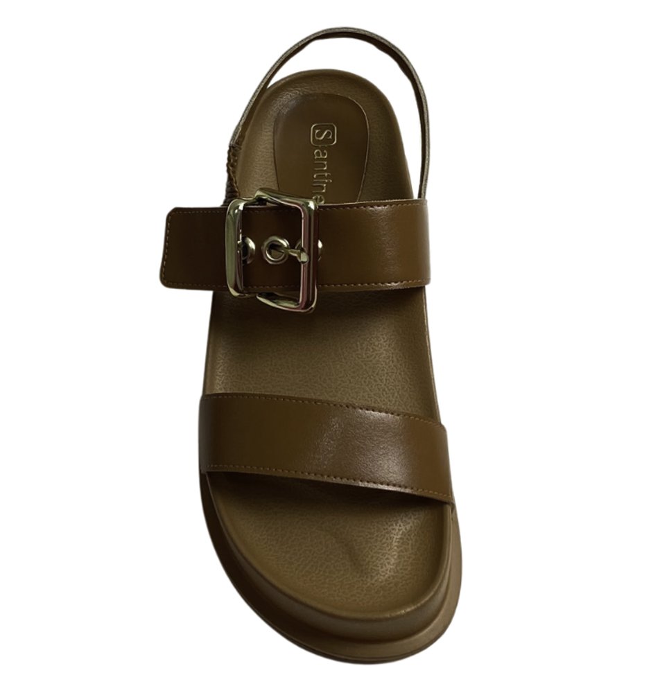 SANTINELLI SANDALIA FEM Camel 3