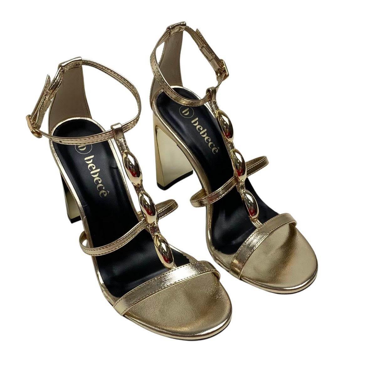 Sandália Bebecê Feminina T8620162 Dourada Dourado 4