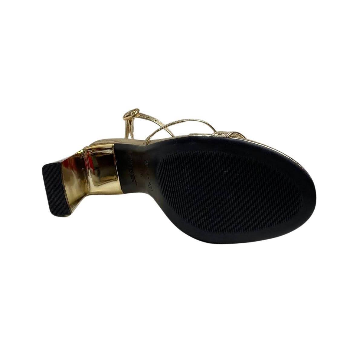 Sandália Bebecê Feminina T8620162 Dourada Dourado 6