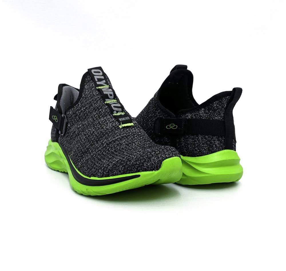 OLYMPIKUS TENIS INF MASC MANEIRO Preto/Verde 4