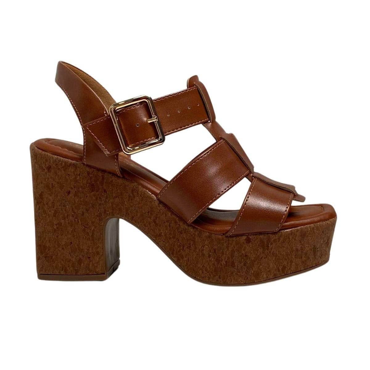 Sandália Bebecê Feminina T5119054 Marrom