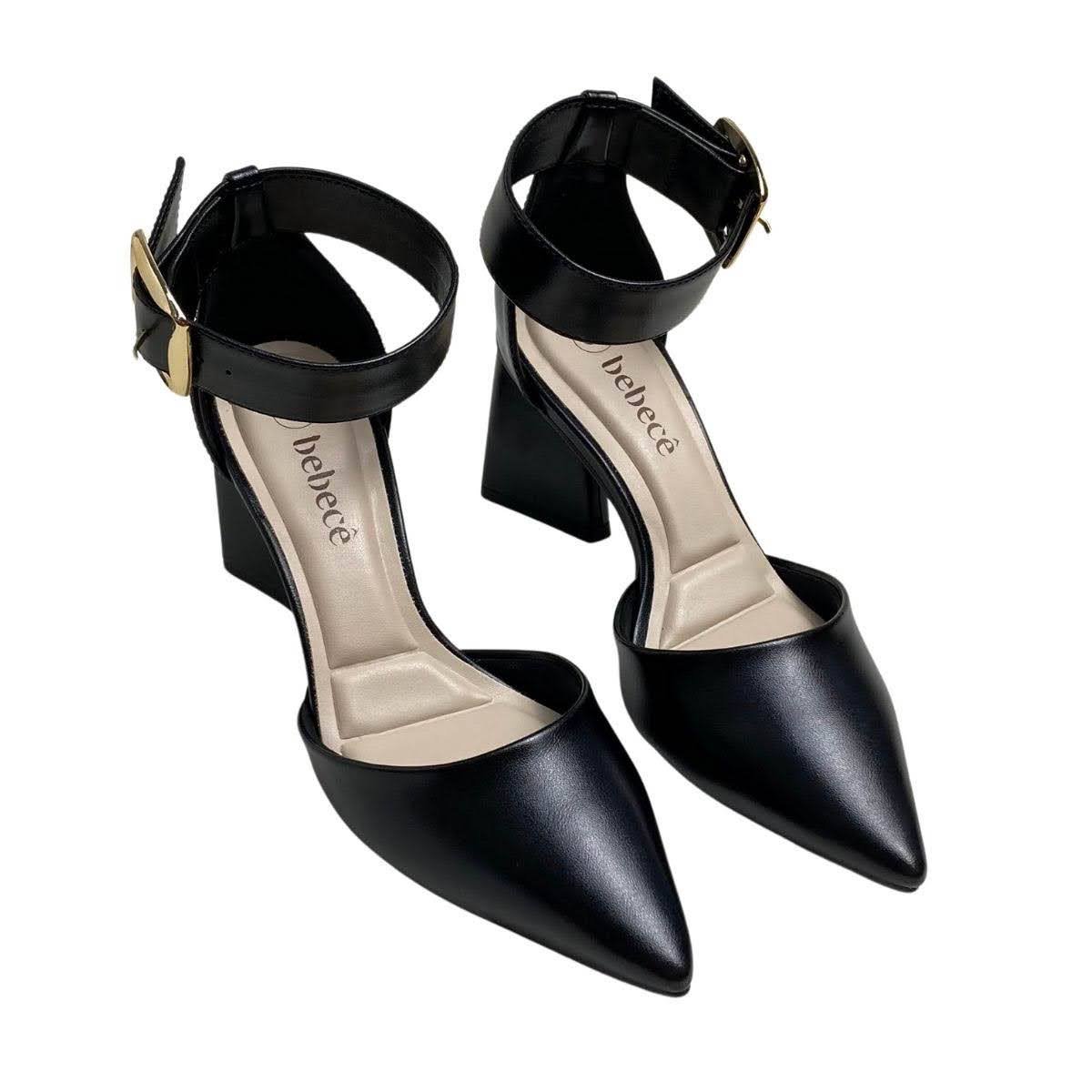 Sapato Bebecê Feminino T7024309 Preto Preto 4