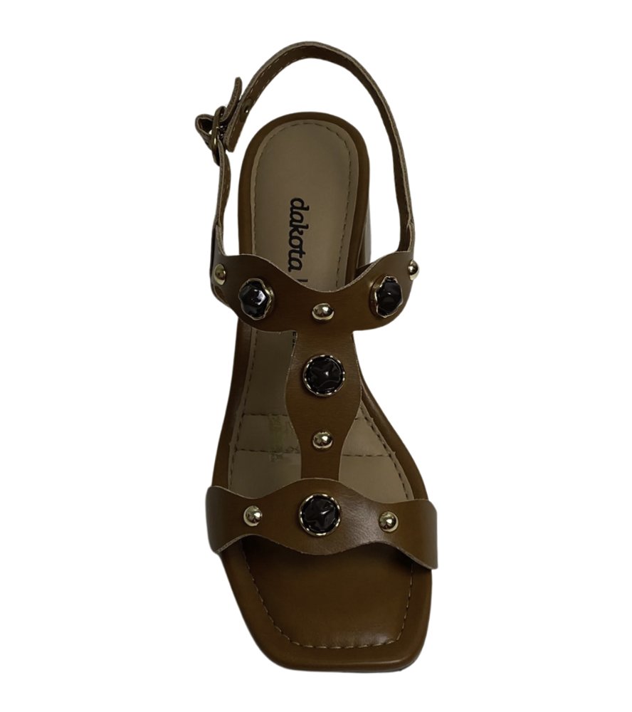 DAKOTA SANDALIA FEM Caramelo 3