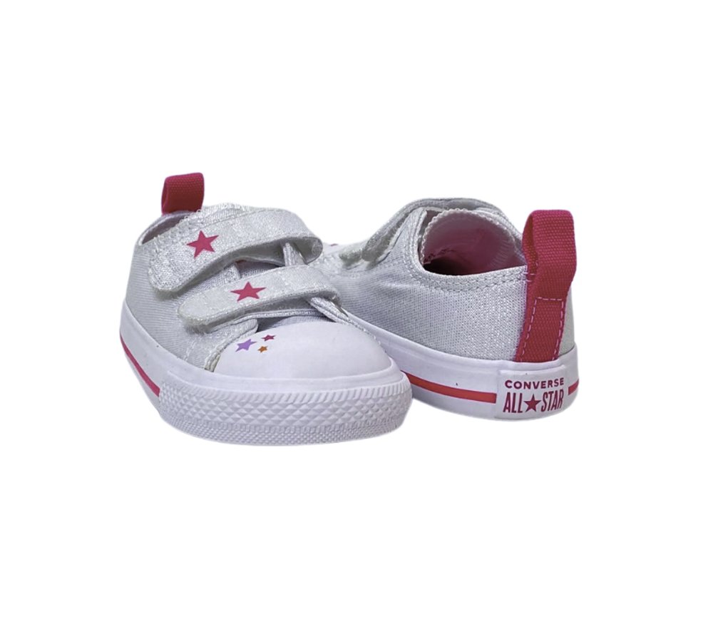 ALL STAR TENIS INF FEM Prata/Pink 4