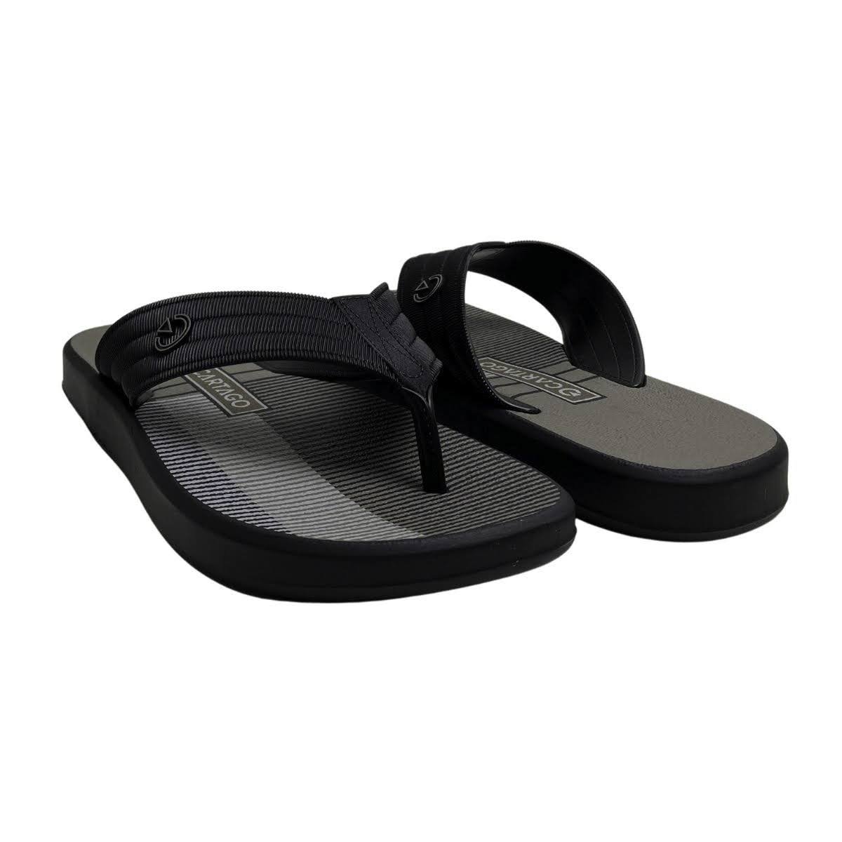 Chinelo Cartago Masculino 11729 Preto Preto 5