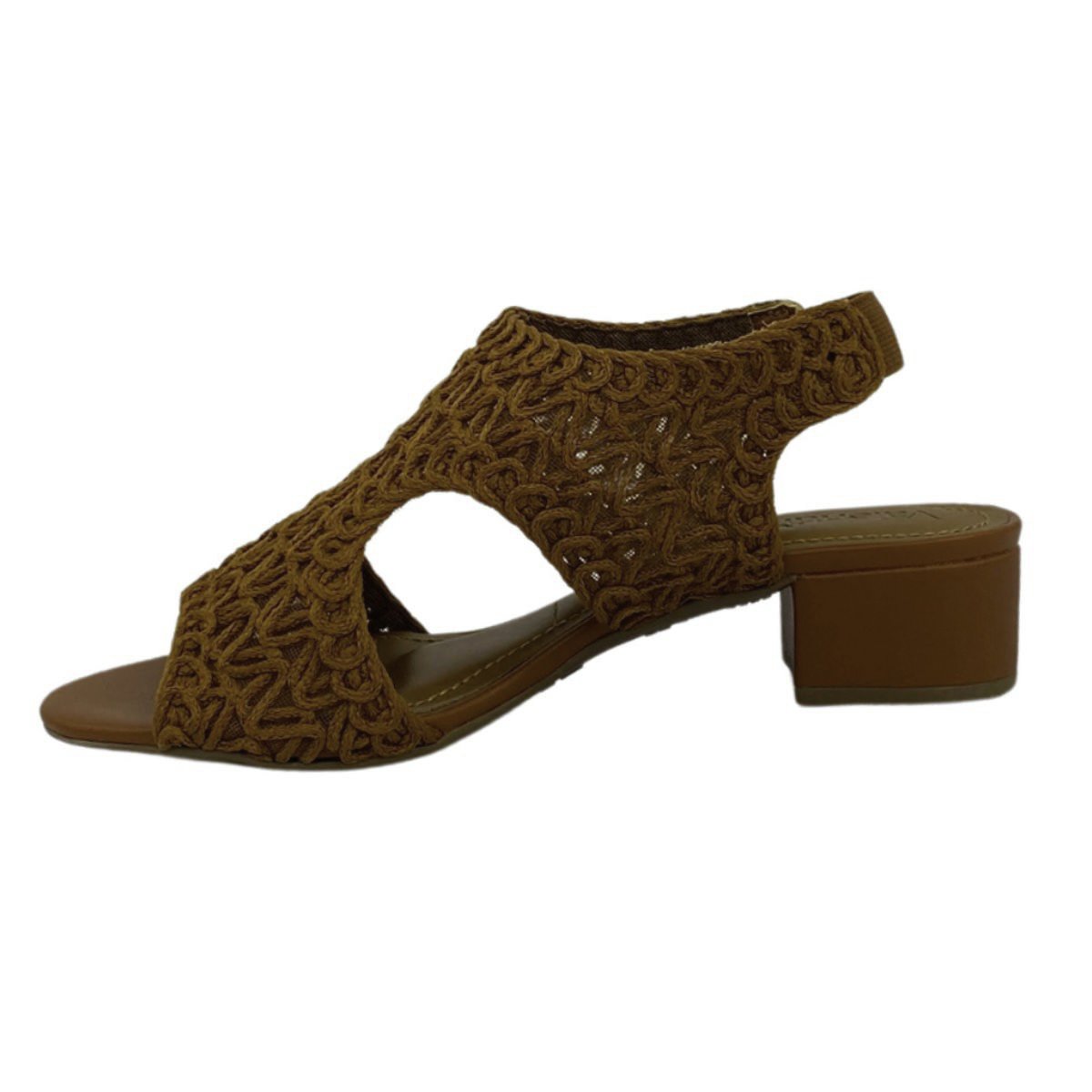 Sandália Feminina Valentina 453082 Whisky Marrom 2