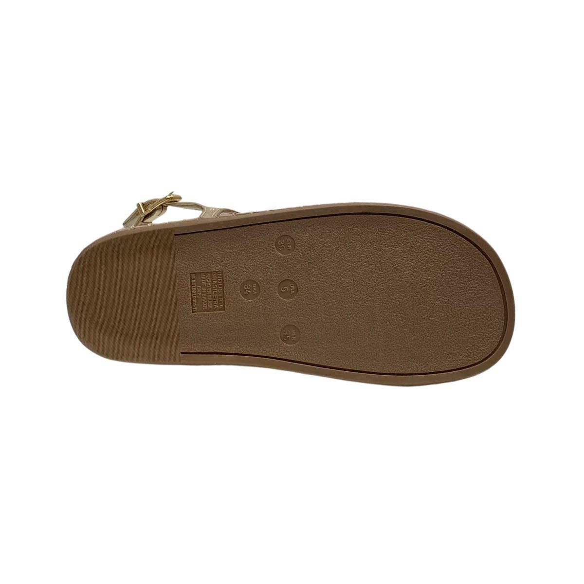 Sandália Via Marte Feminina 315001 Dourada Dourado 6
