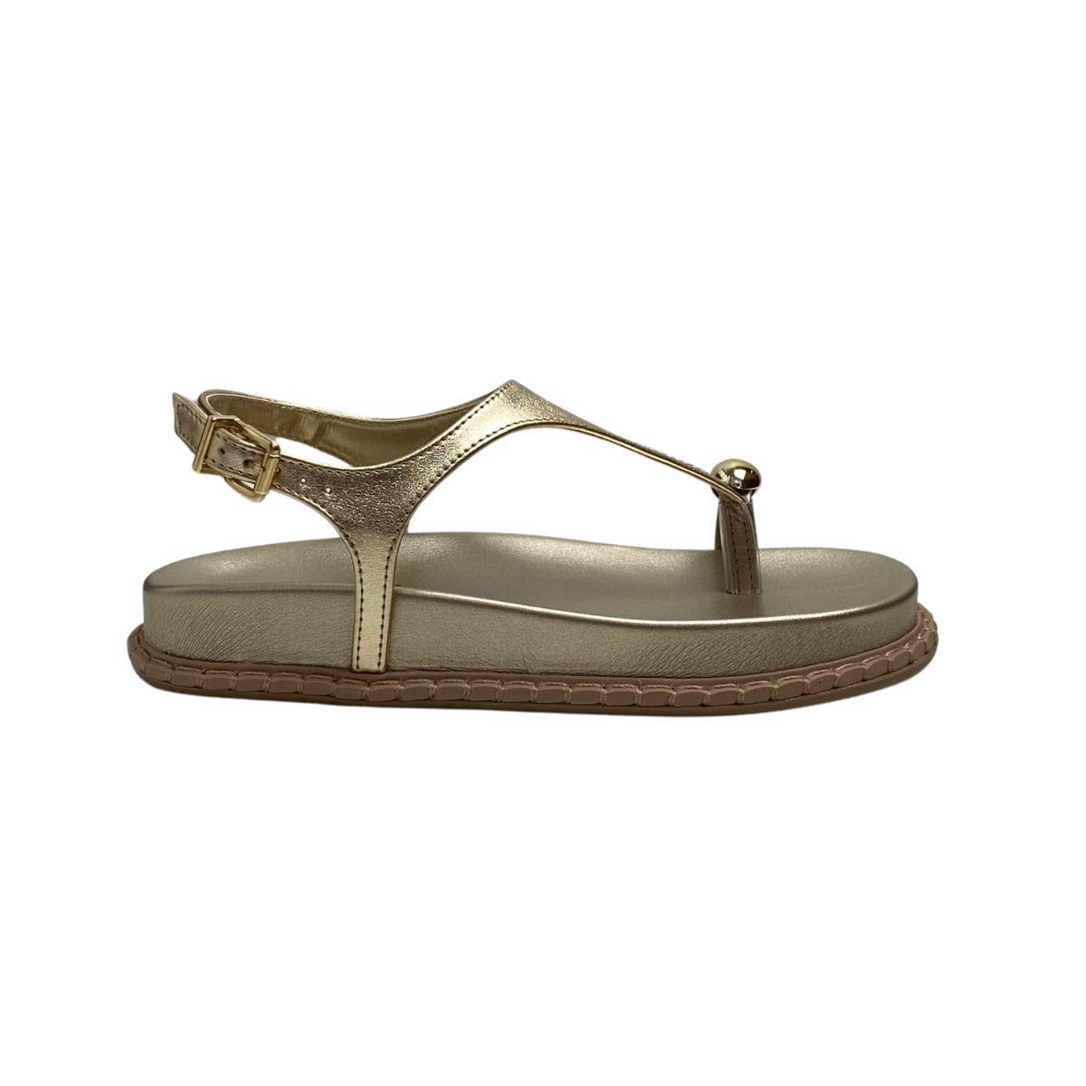 Sandália Via Marte Feminina 315001 Dourada