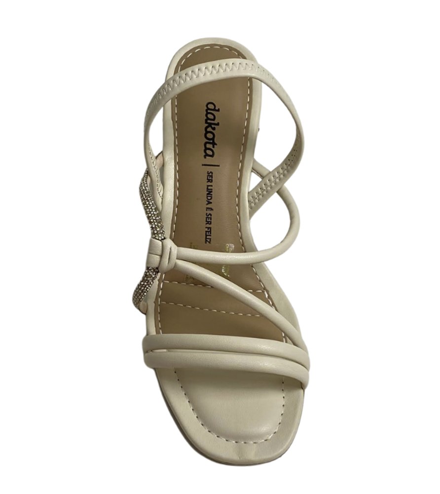 DAKOTA SANDALIA FEM Creme 3
