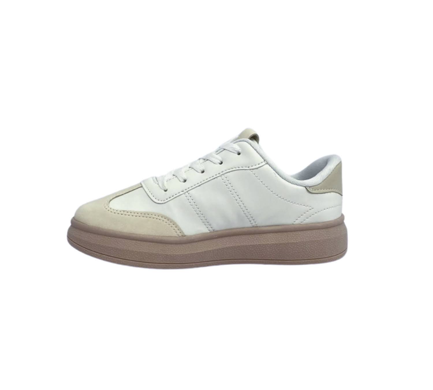 PINK CATS TENIS INF FEM Branco/Nude 2
