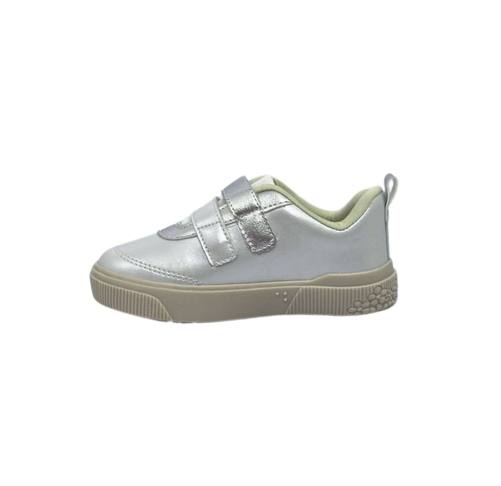PAMPILI TENIS INF FEM Branco/Prata 2