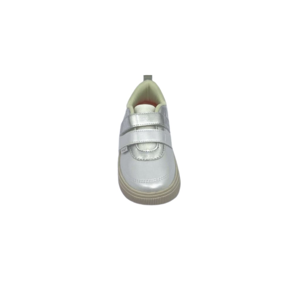 PAMPILI TENIS INF FEM Branco/Prata 3