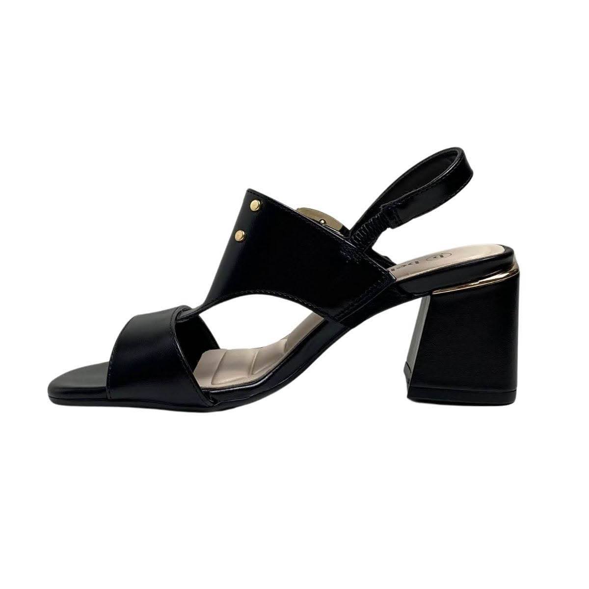 Sandália Bebecê Feminina T6011202 Preto Preto 3