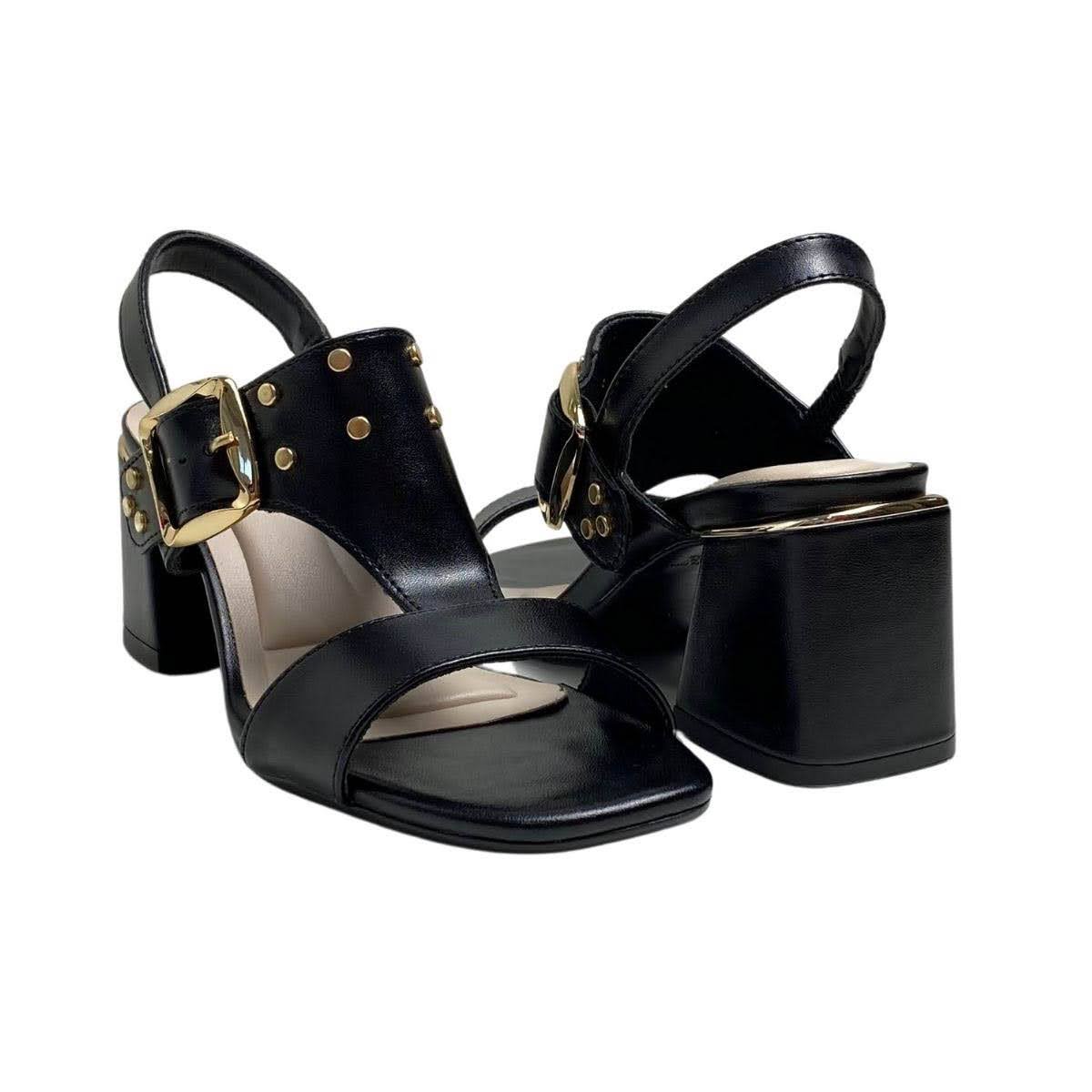 Sandália Bebecê Feminina T6011202 Preto Preto 5