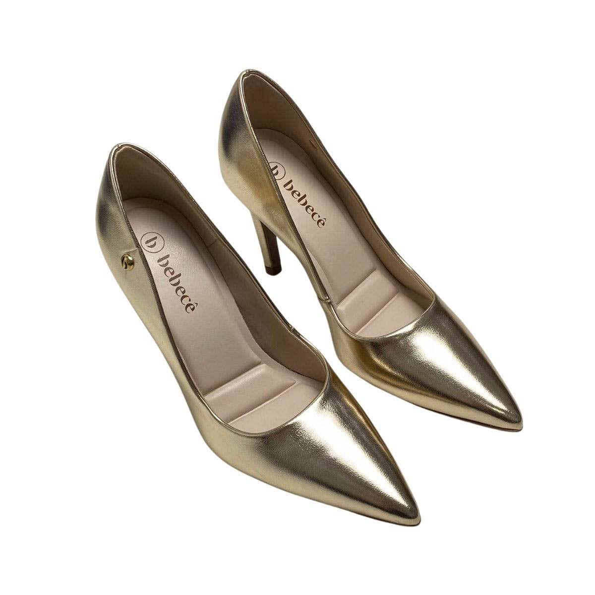 Scarpin Bebecê Feminino T9430256 Dourado Bronze 4