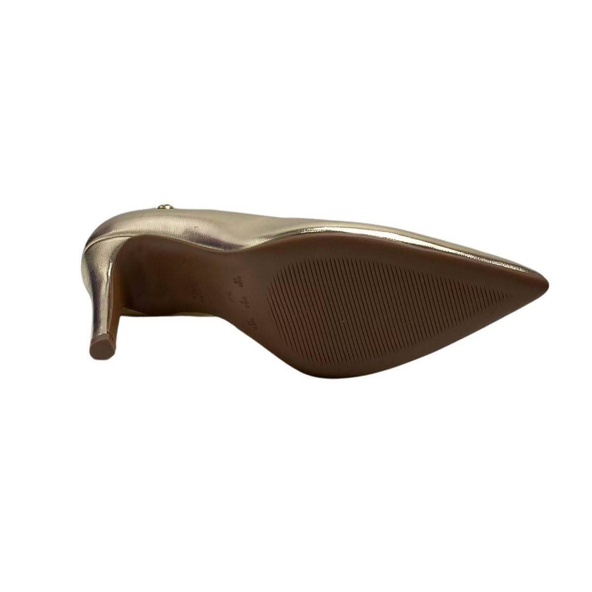 Scarpin Bebecê Feminino T9430256 Dourado Bronze 6