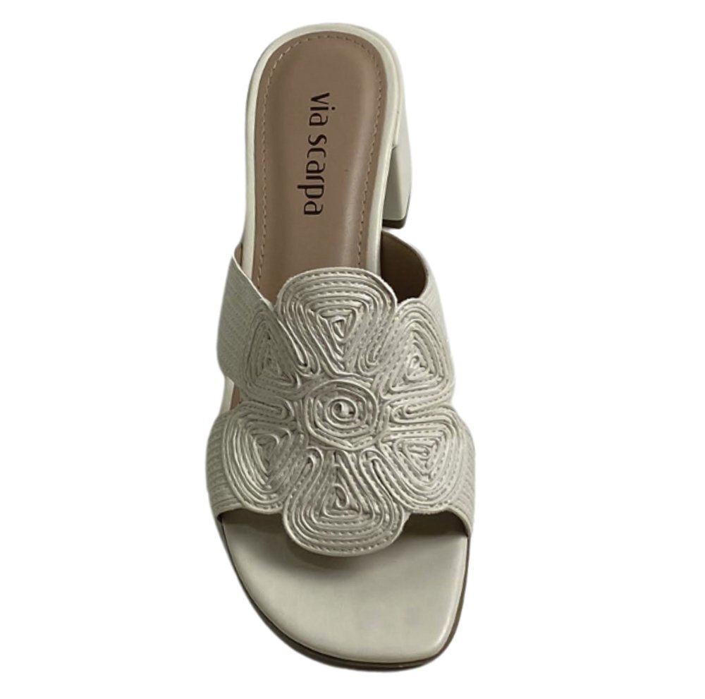 VIA SCARPA TAMANCO FEM Off White 3
