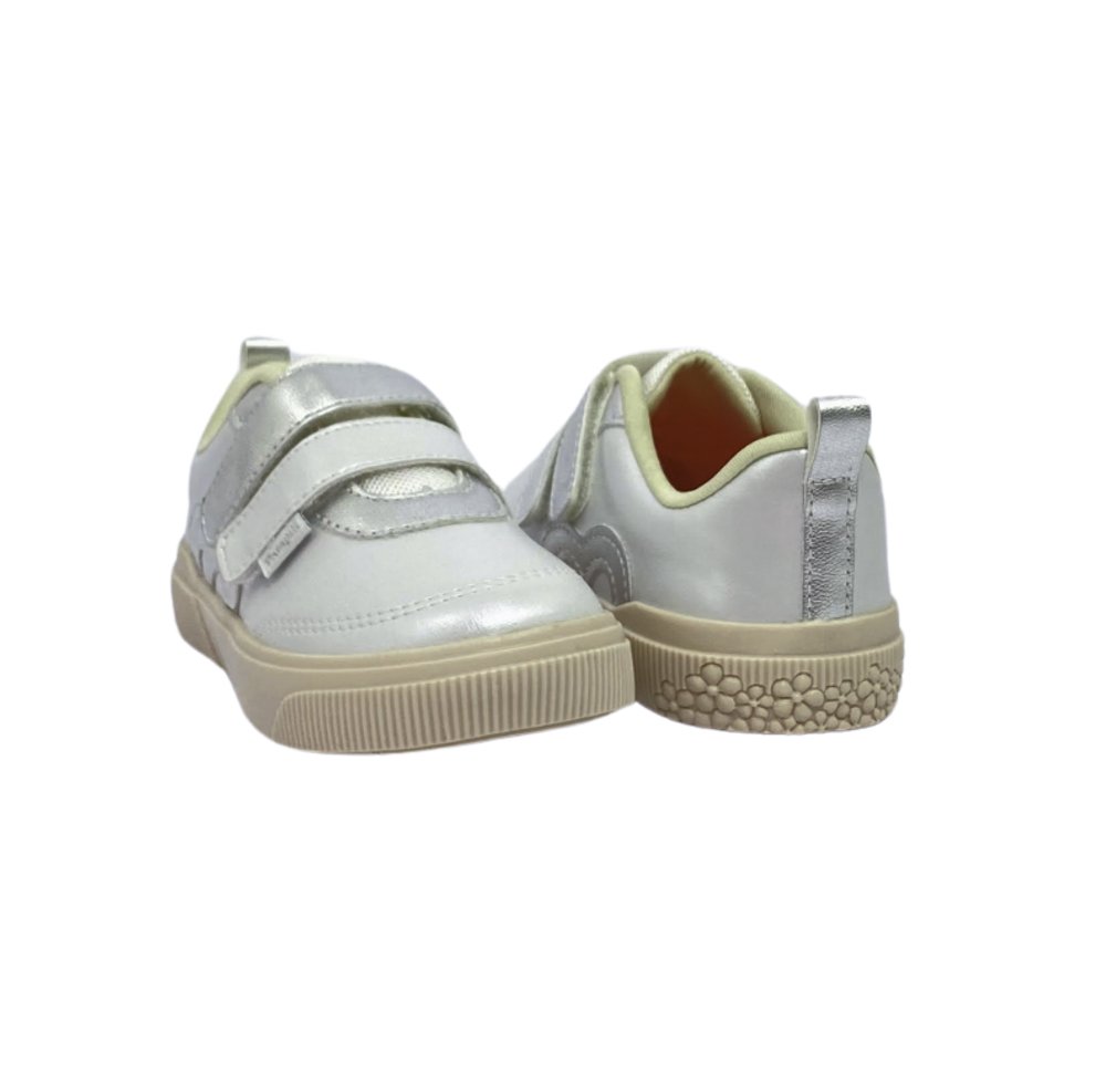 PAMPILI TENIS INF FEM Branco/Prata 4