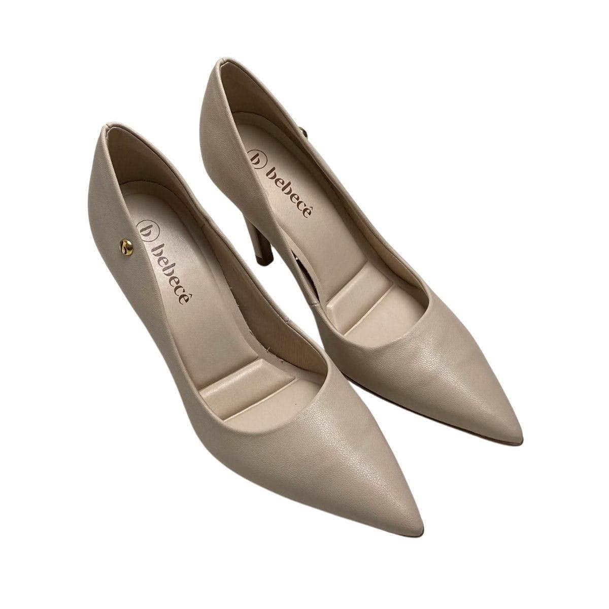 Scarpin Bebecê Feminino T9430256 Creme Bege 4