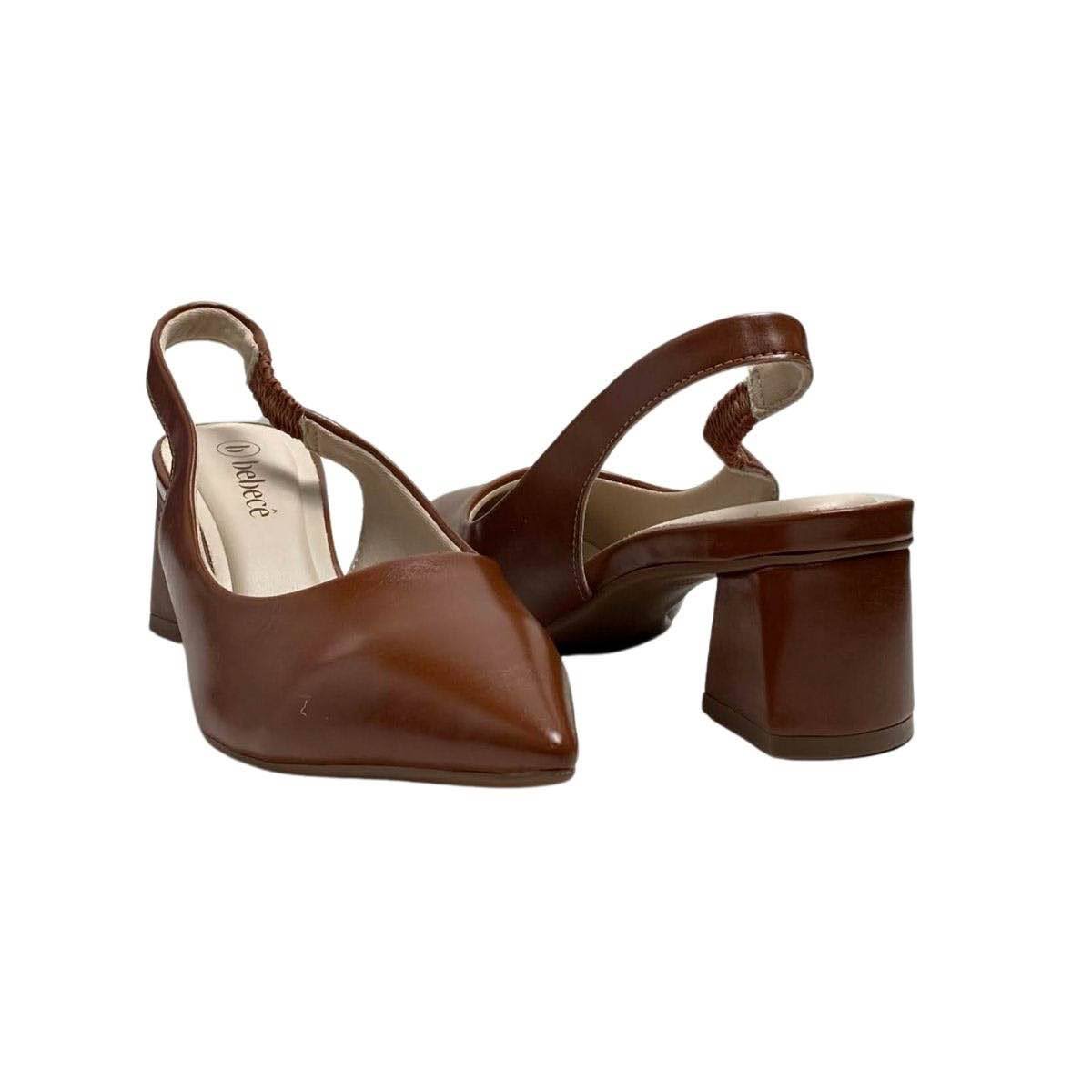 Sapato Bebecê Feminino T3838559 Marrom Marrom 5