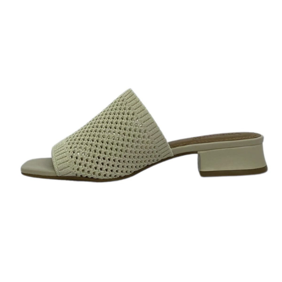 Tamanco Valentina Feminino 455058 Areia Bege 2