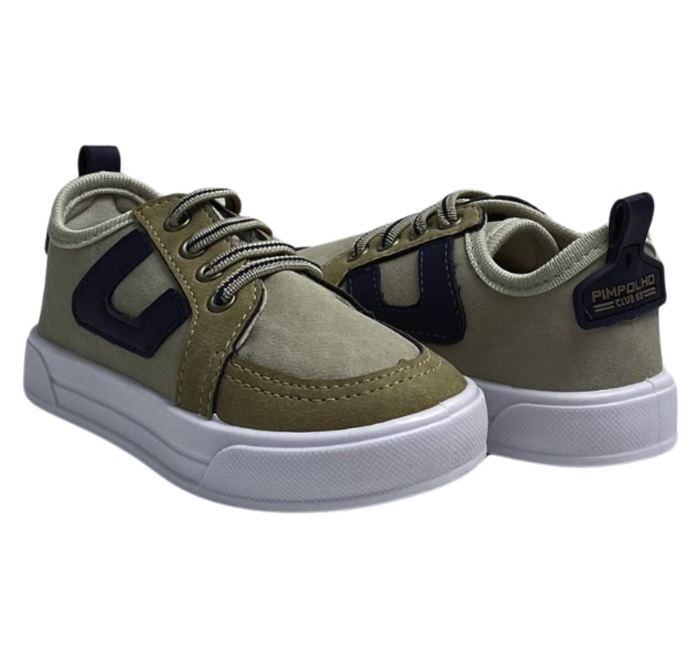 PIMPOLHO SAPATENIS INF MASC Bege 2