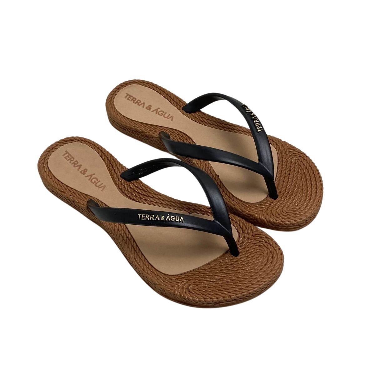 Chinelo Terra e Agua Feminino 260902 Preto Preto 4