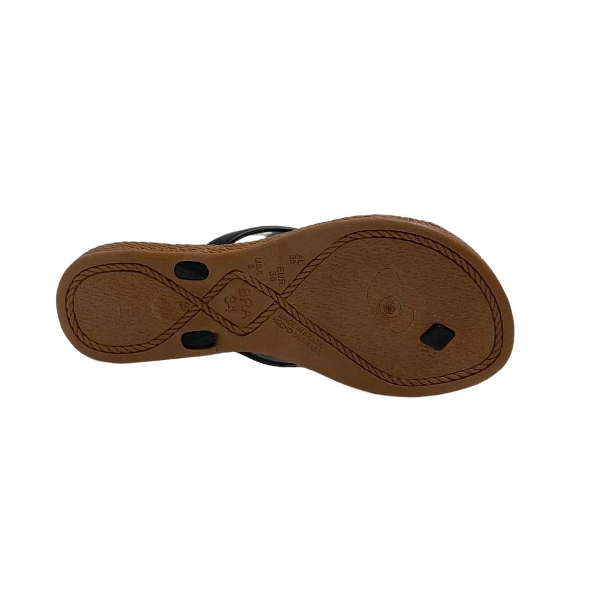 Chinelo Terra e Agua Feminino 260902 Preto Preto 6