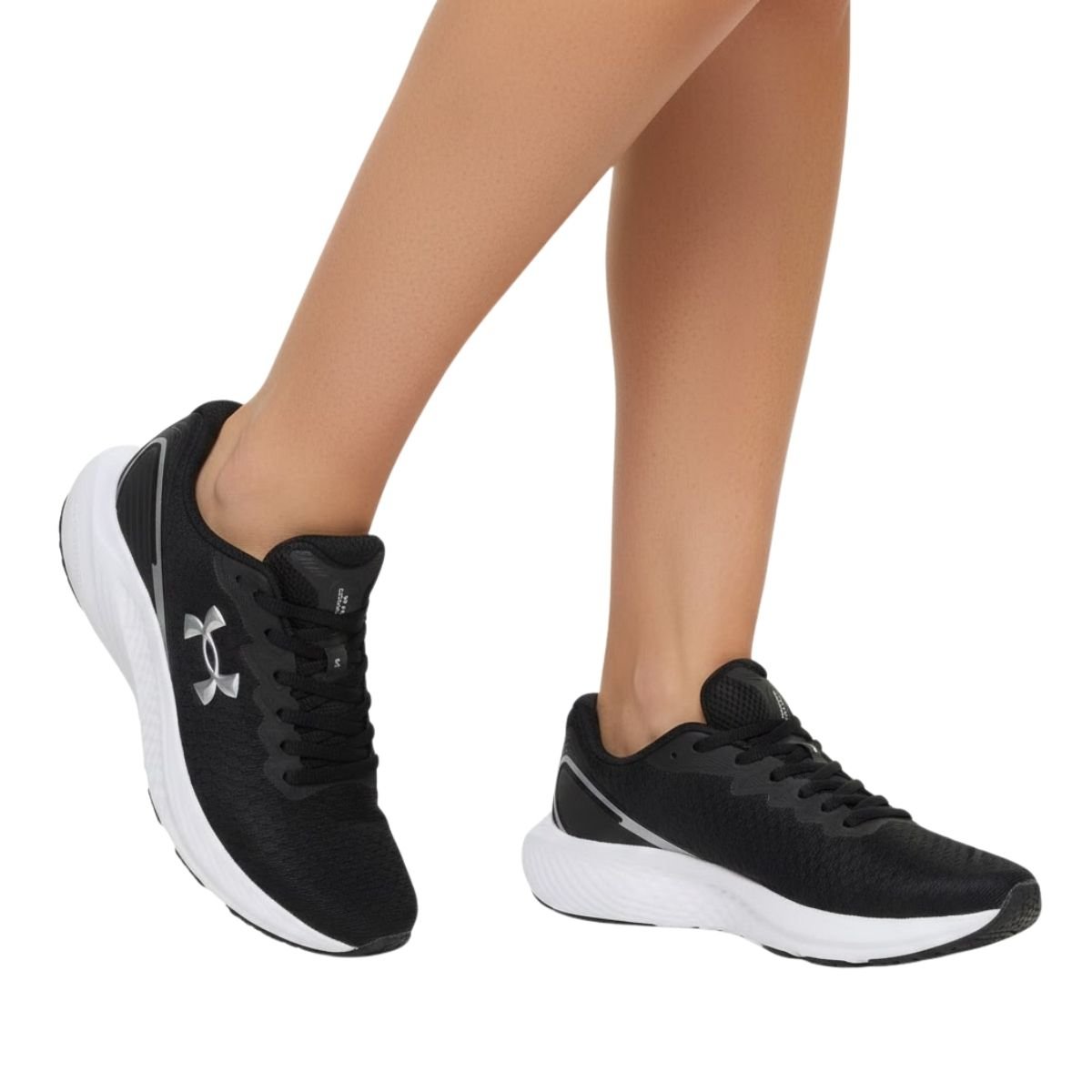 Tênis Under Armour Feminino 6006988F Preto Preto 2