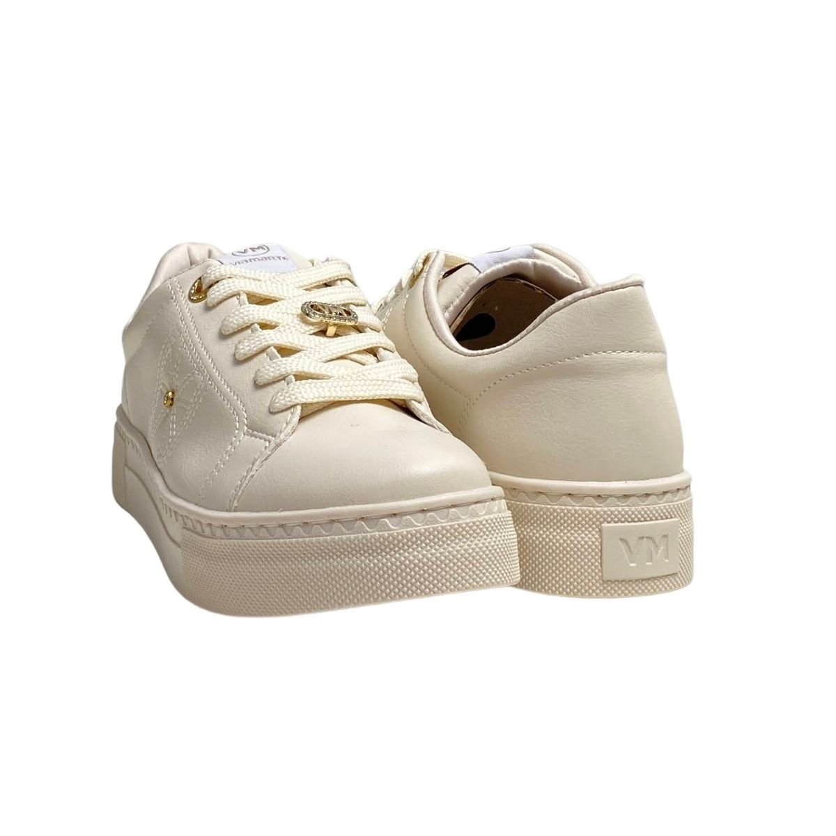 Tênis Via Marte Feminino 138005 Marfim Bege 5