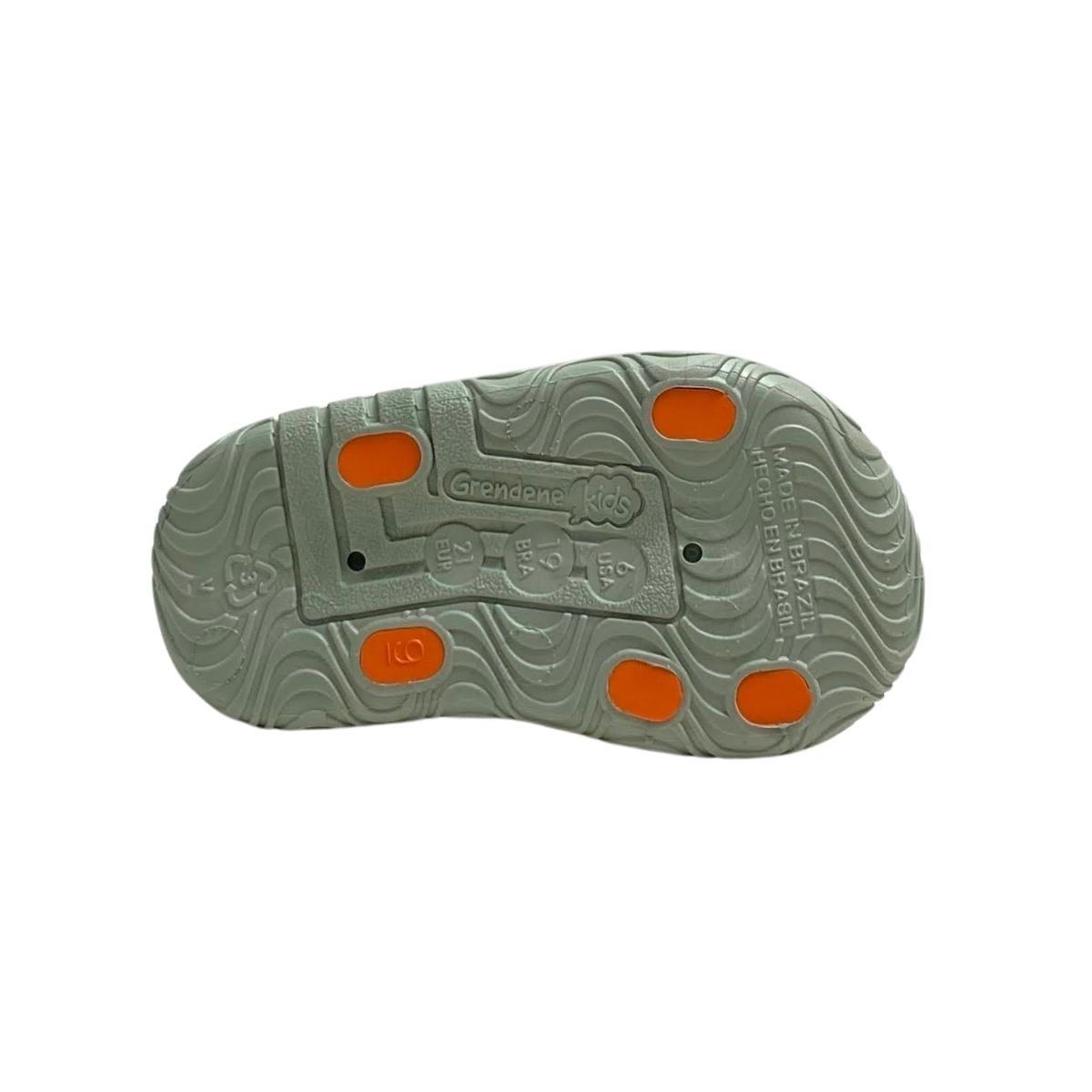 Sandalia Grendene Kids Infantil Menino 23224M Laranja Laranja 6