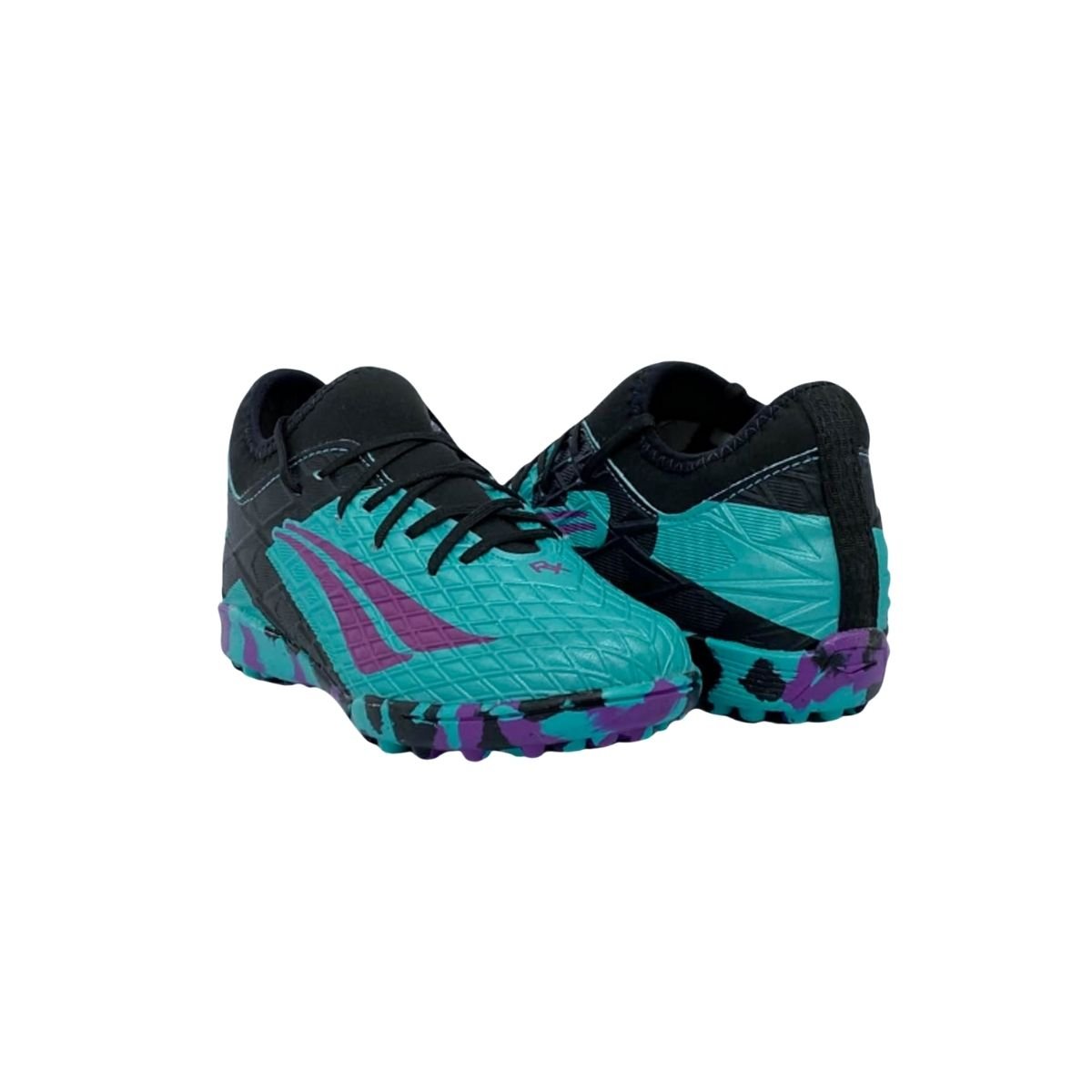 Chuteira Society Penalty Infantil Menino 246255 Azul Turquesa 4