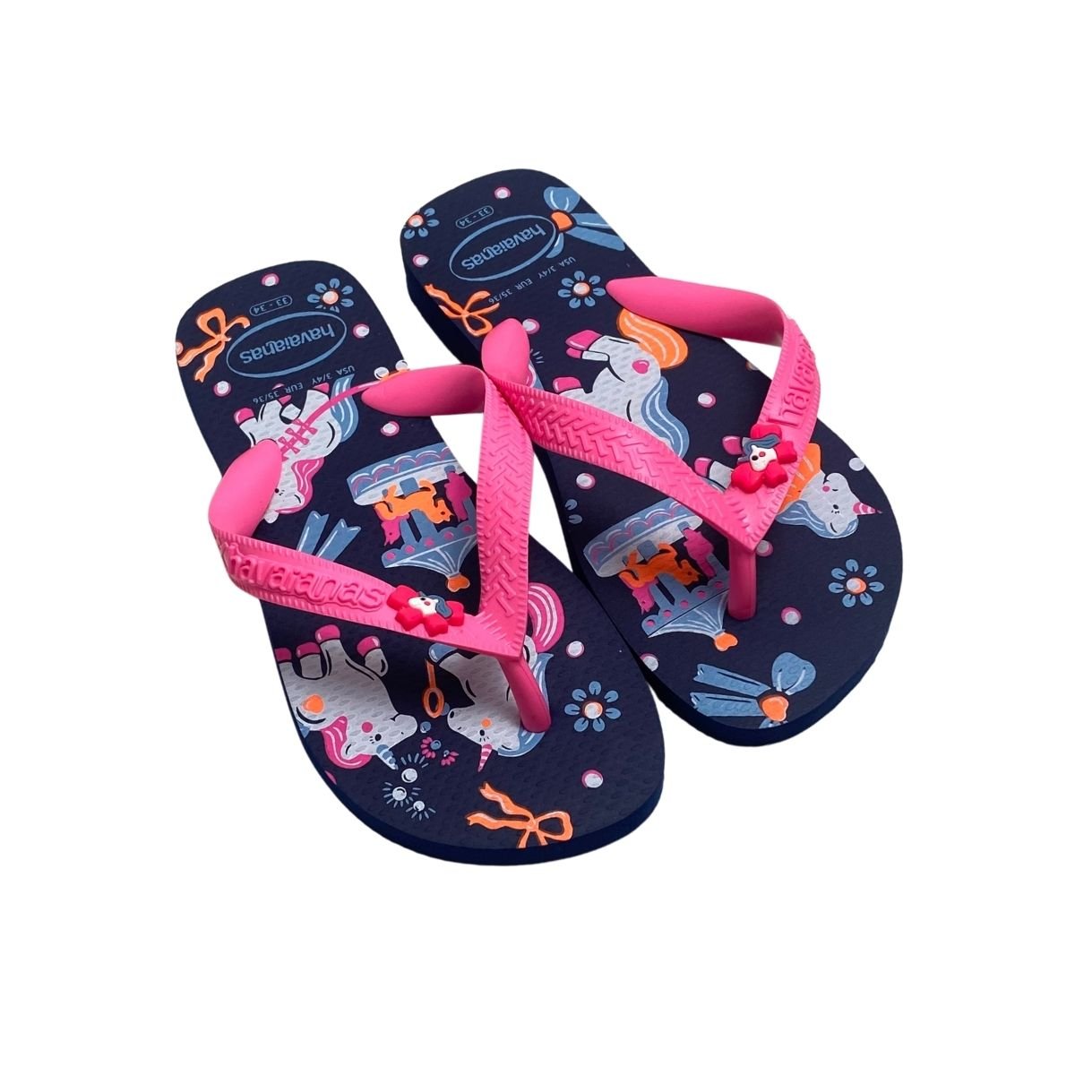 Chinelo Havaianas Infantil Menina 4103405 Pink Rosa 4