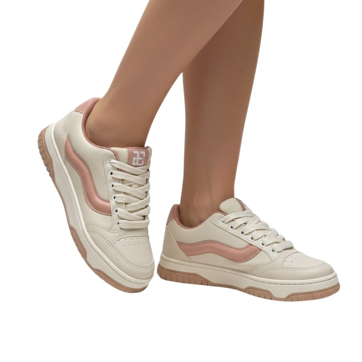 Tênis Energy Feminino 4293A Creme Bege 2