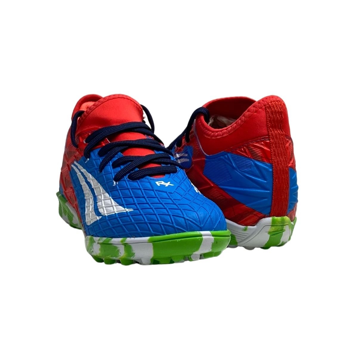 Chuteira Society Penalty Infantil Menino 246255 Azul Vermelho/Azul 7