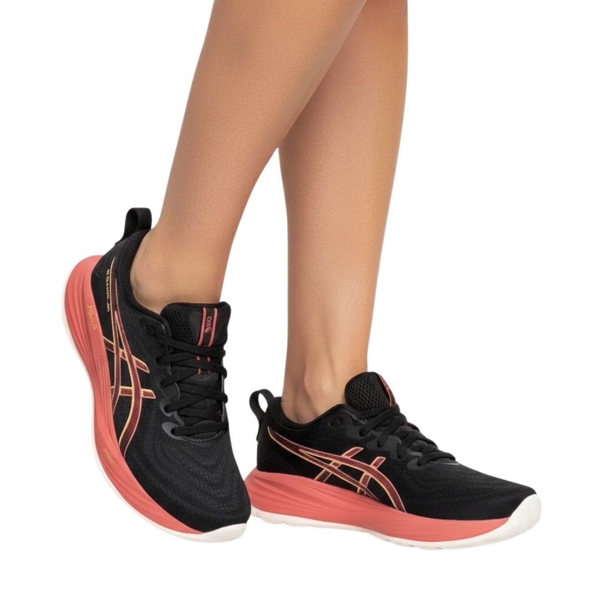 Tênis Asics Feminino 1012B772 Preto Preto 2