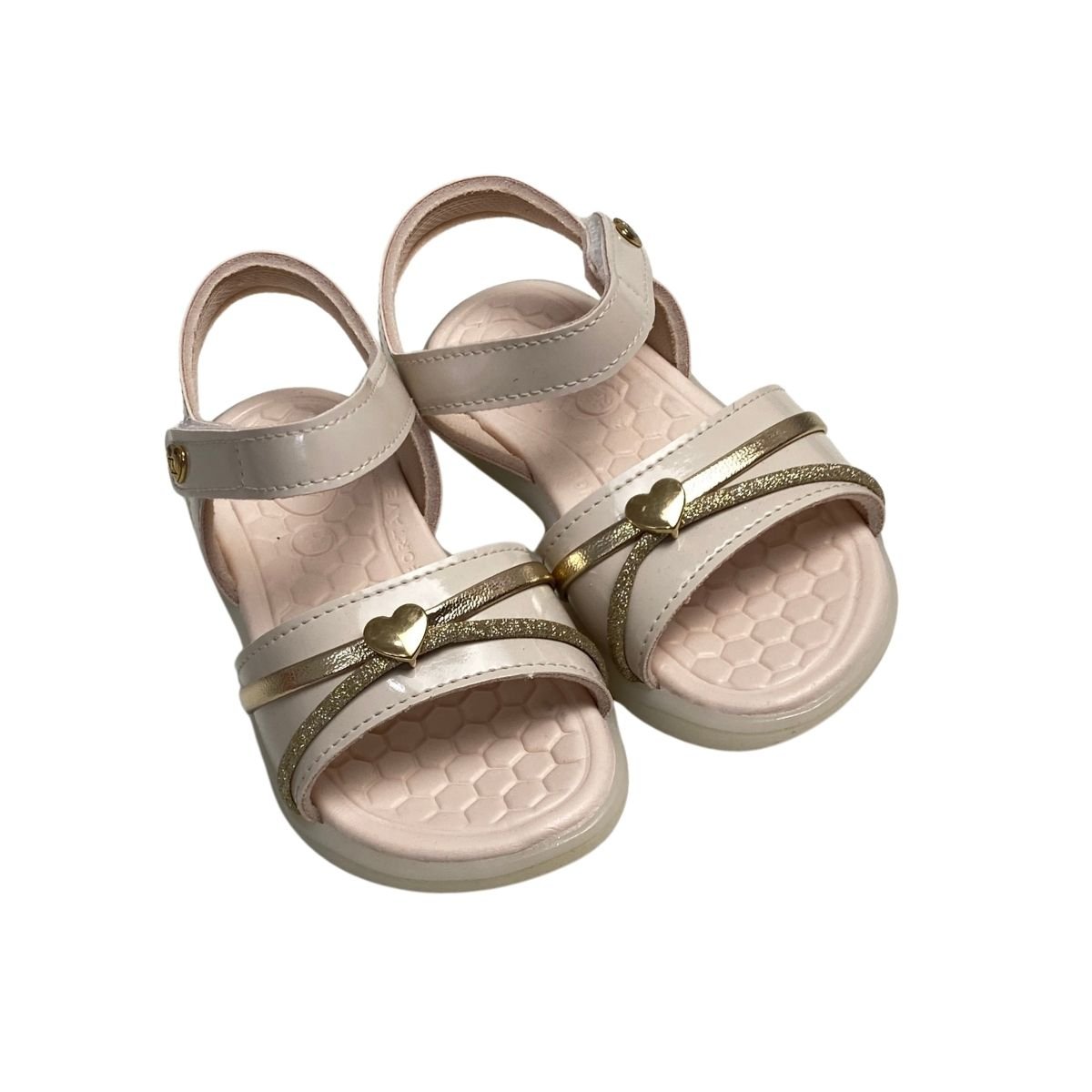 Sandalia Kidy Infantil Menina 16311190077 Marfim Bege 3