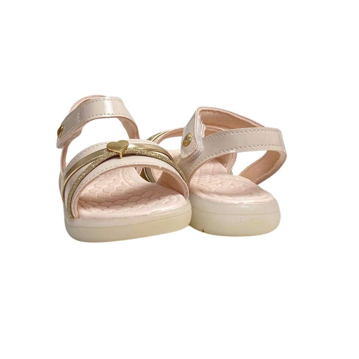 Sandalia Kidy Infantil Menina 16311190077 Marfim Bege 5