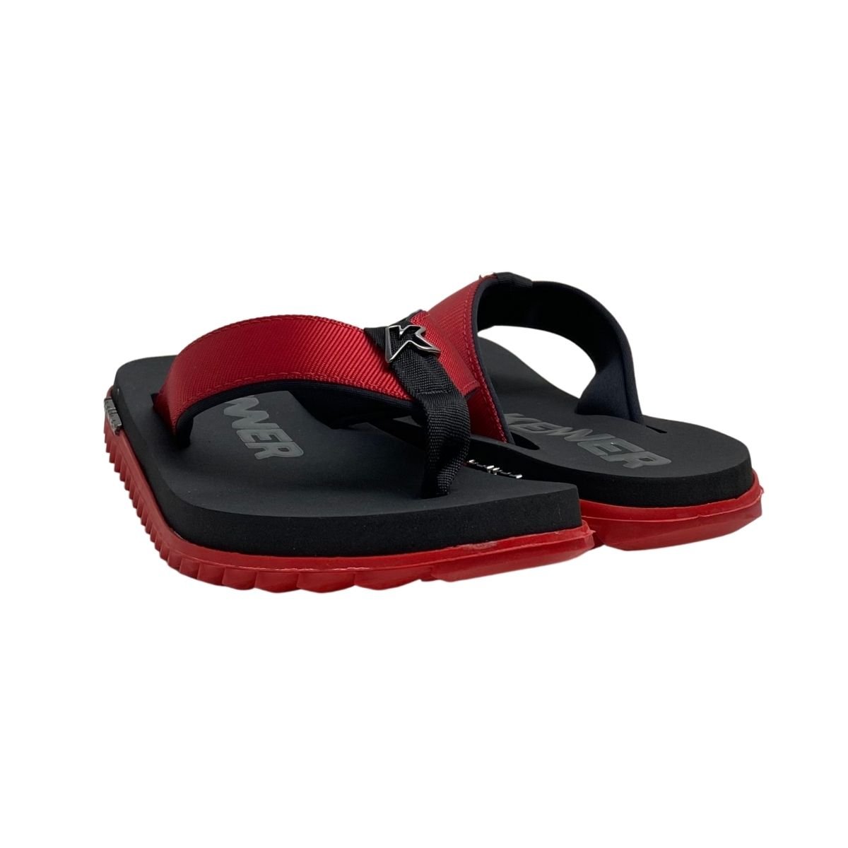 Chinelo Kenner Masculino 1300022304 Vermelho Vermelho 5