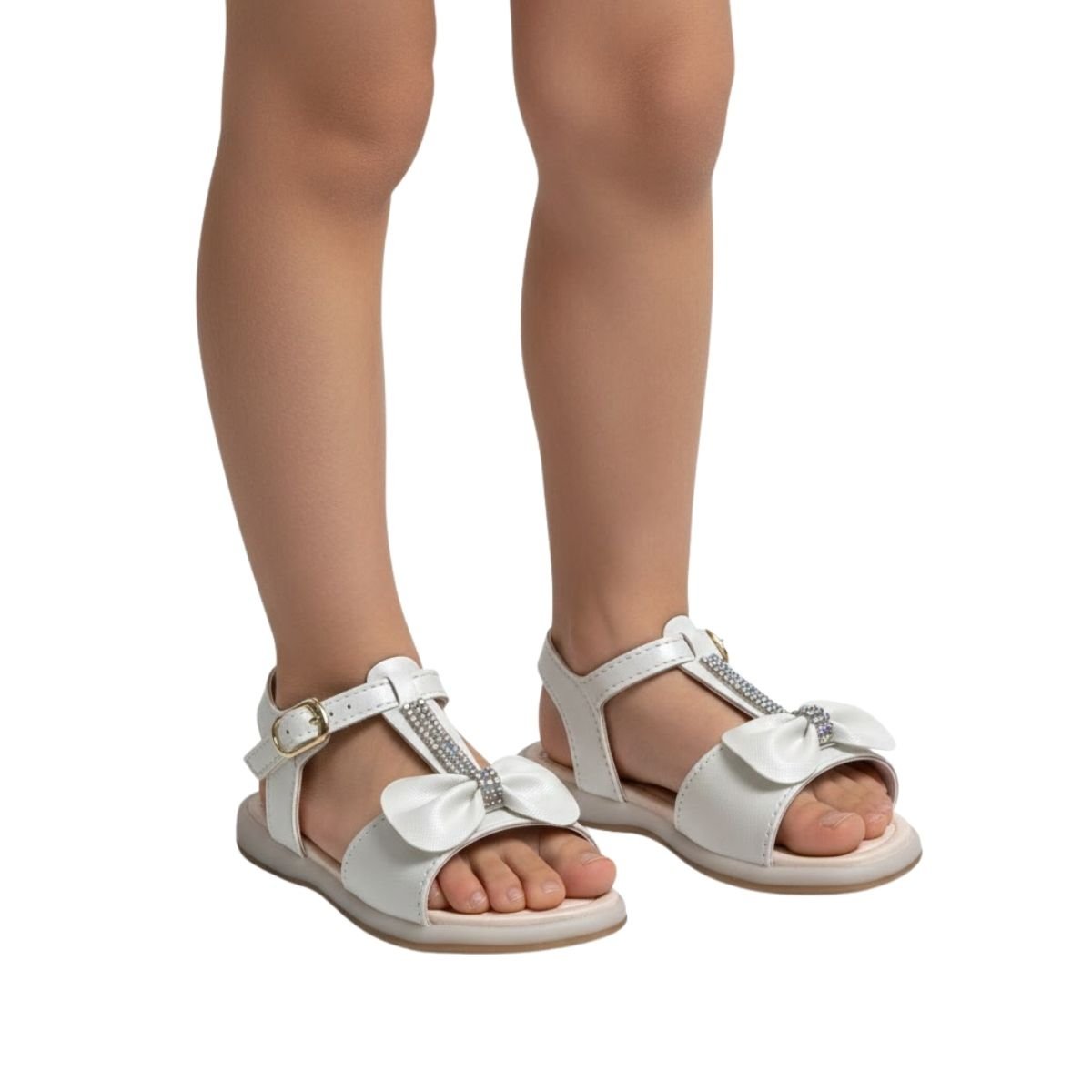 Sandalia Kidy Infantil Menina 00120500004 Branco Branco 2