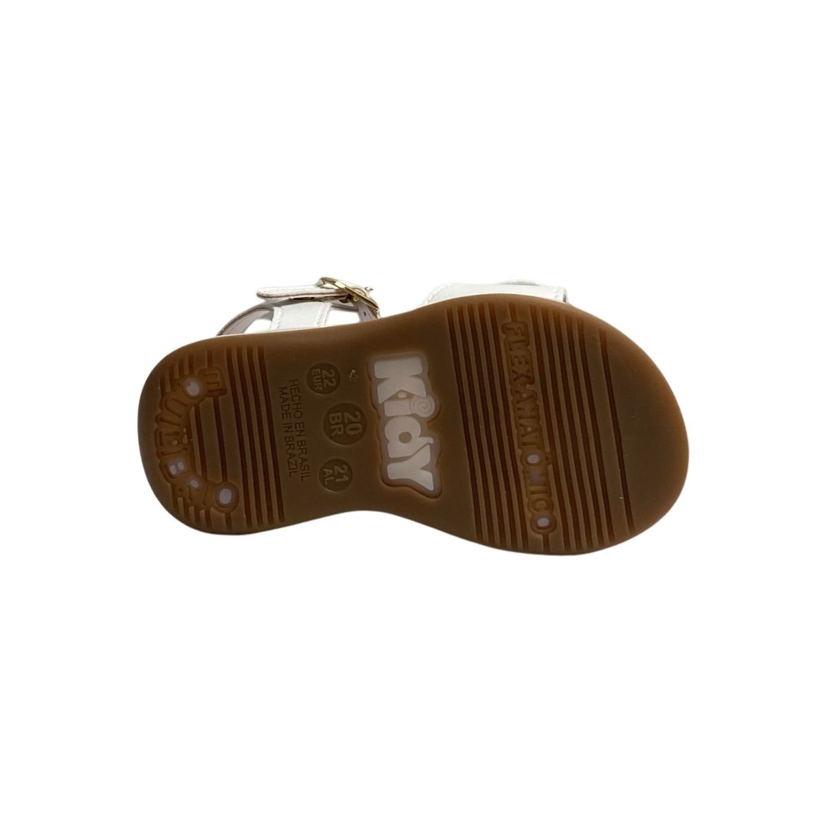 Sandalia Kidy Infantil Menina 00120500004 Branco Branco 6