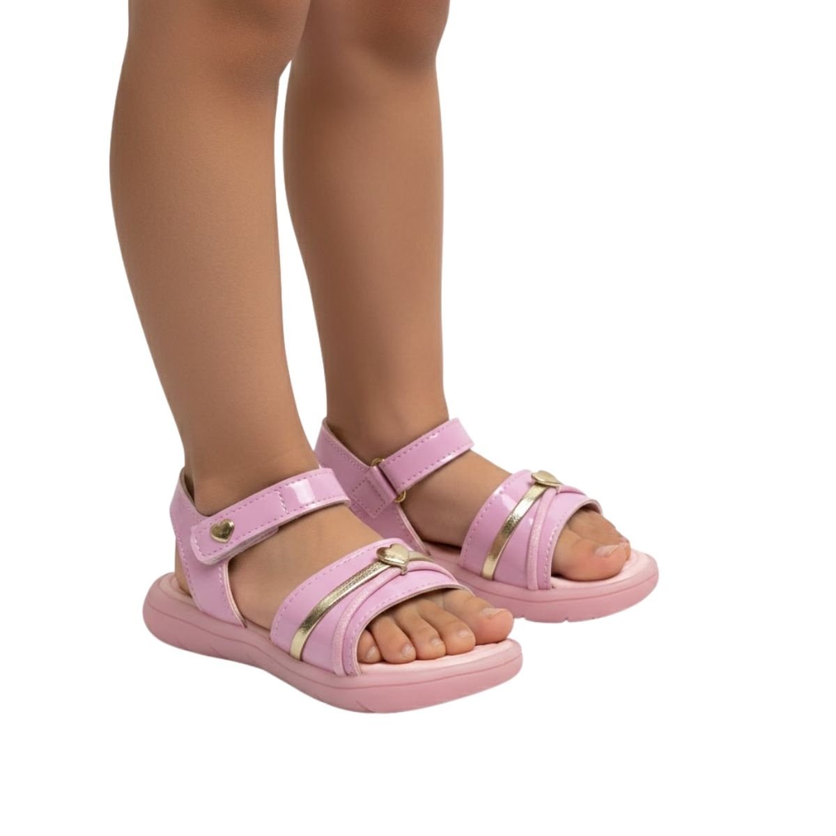 Sandalia Kidy Infantil Menina 16311190008 Rosa Rosa 2