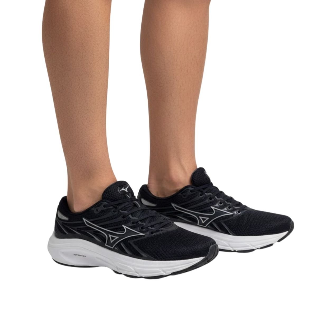Tênis Mizuno Masculino 101043043M Preto/Branco Preto 2