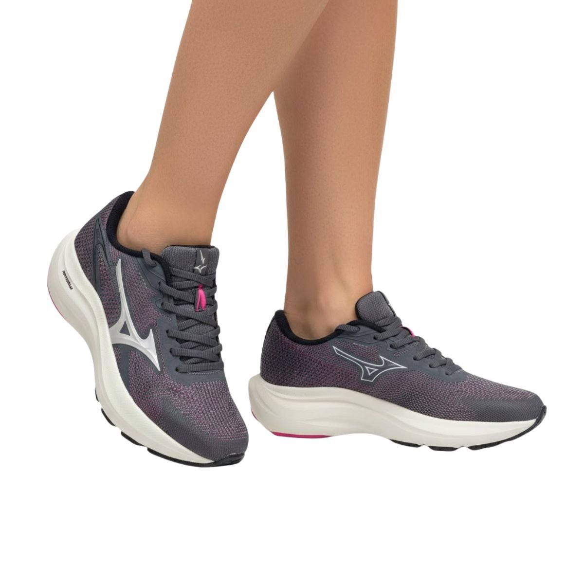Tênis Mizuno Feminino 101136136F Chumbo Cinza 2