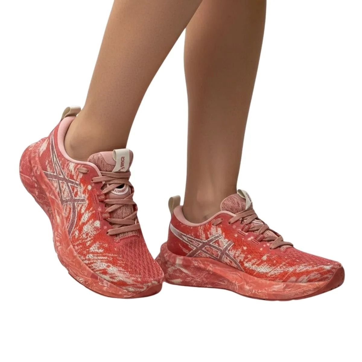 Tênis Asics Feminino 1012B675 Pink Vermelho 2