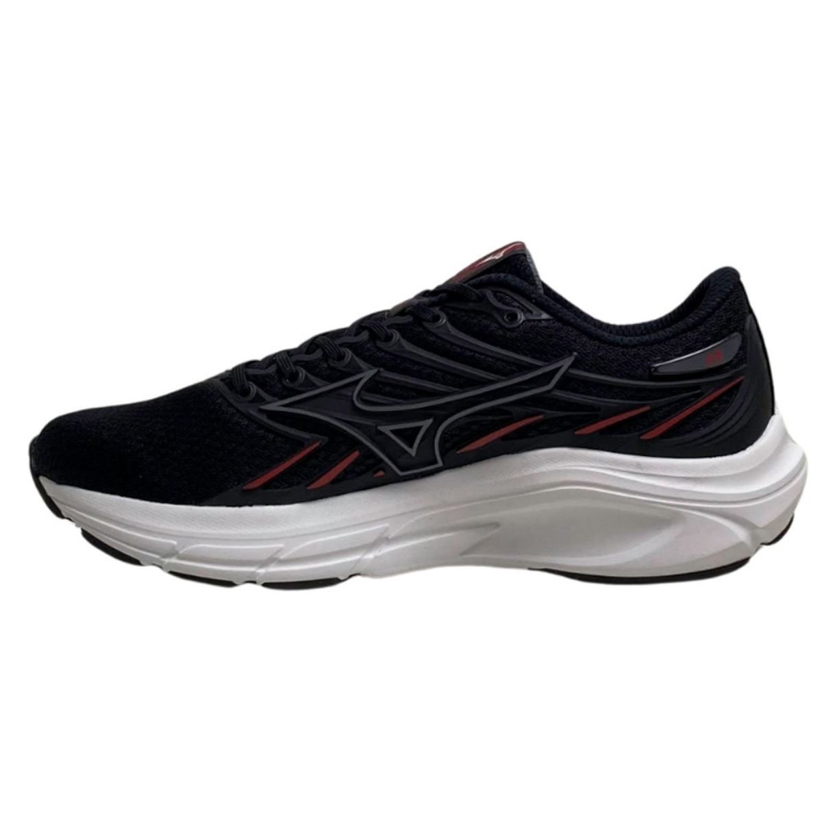 Tênis Mizuno Masculino 101043043M Preto/Vermelho Preto 2