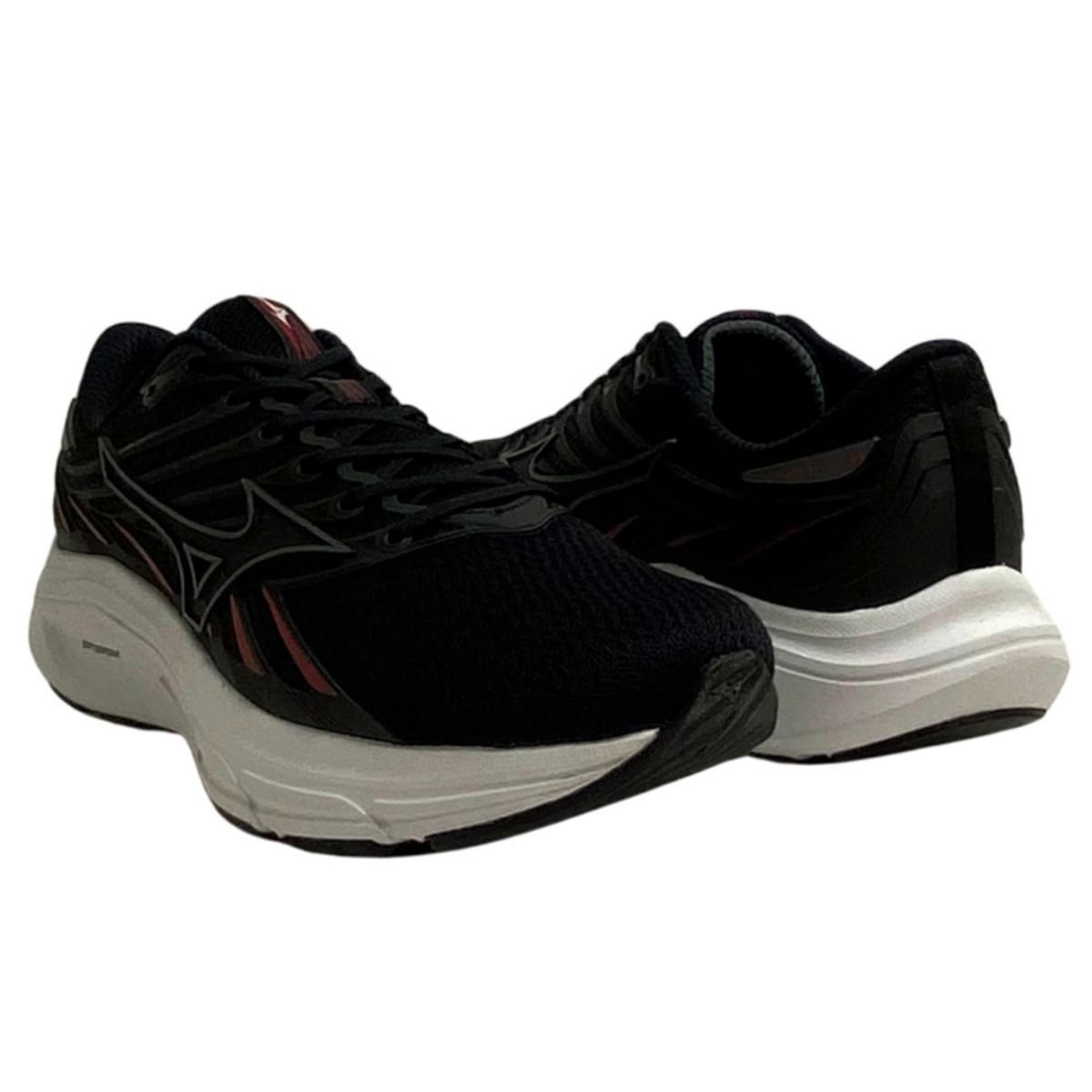 Tênis Mizuno Masculino 101043043M Preto/Vermelho Preto 4